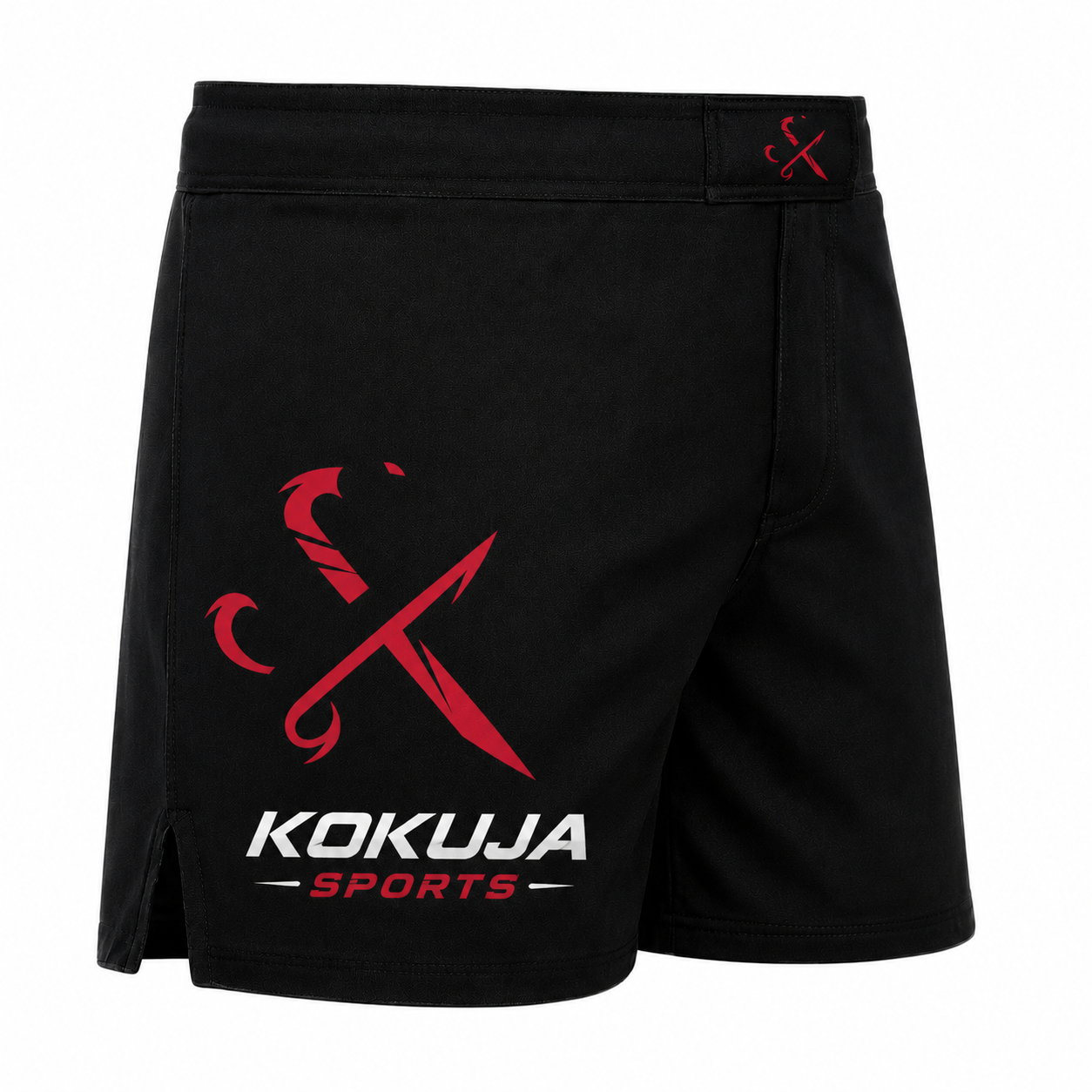 black shorts
