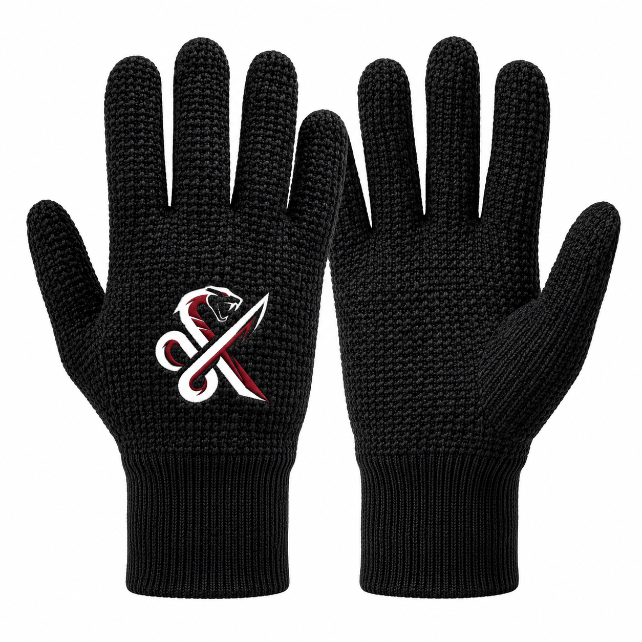 black full gloves