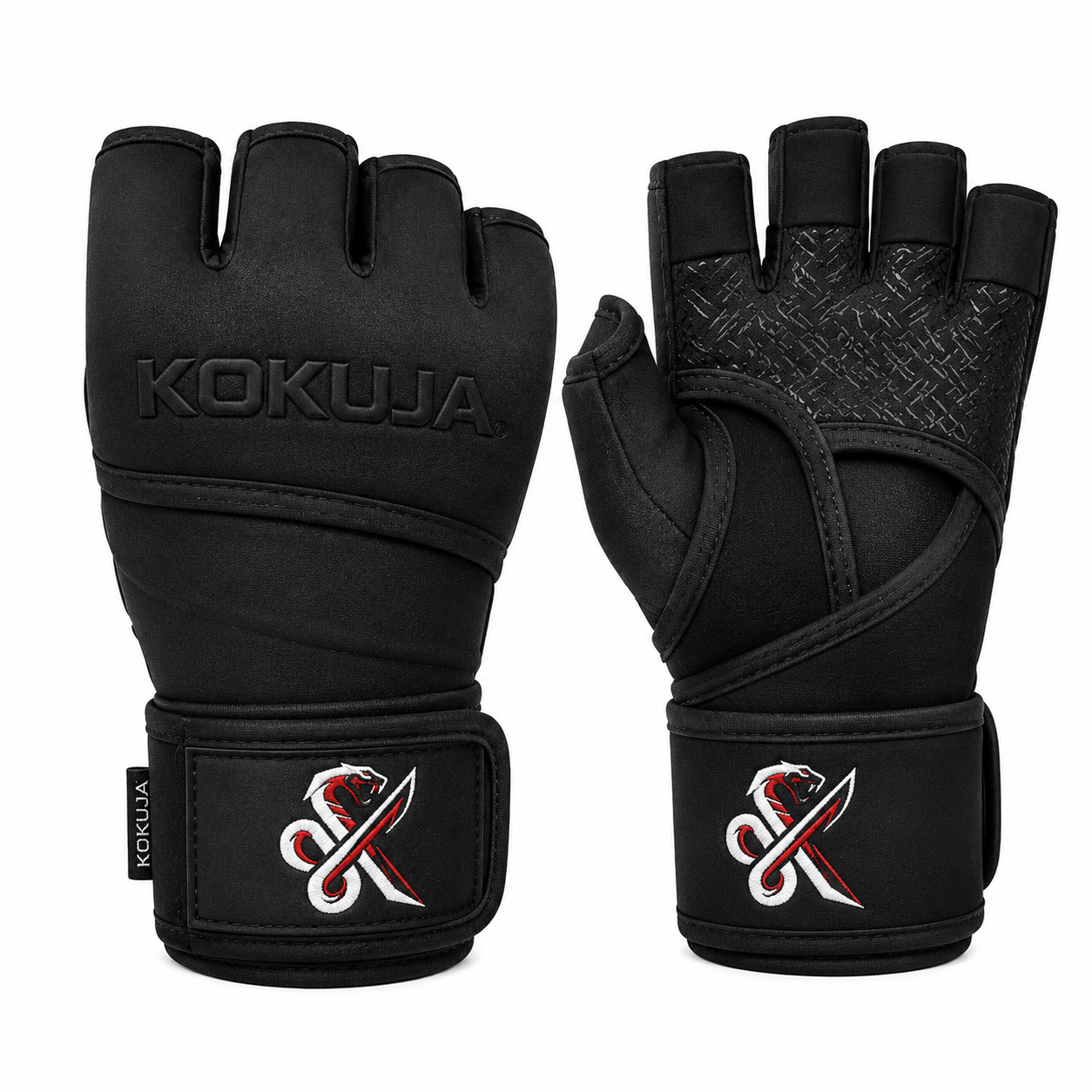 black half gloves