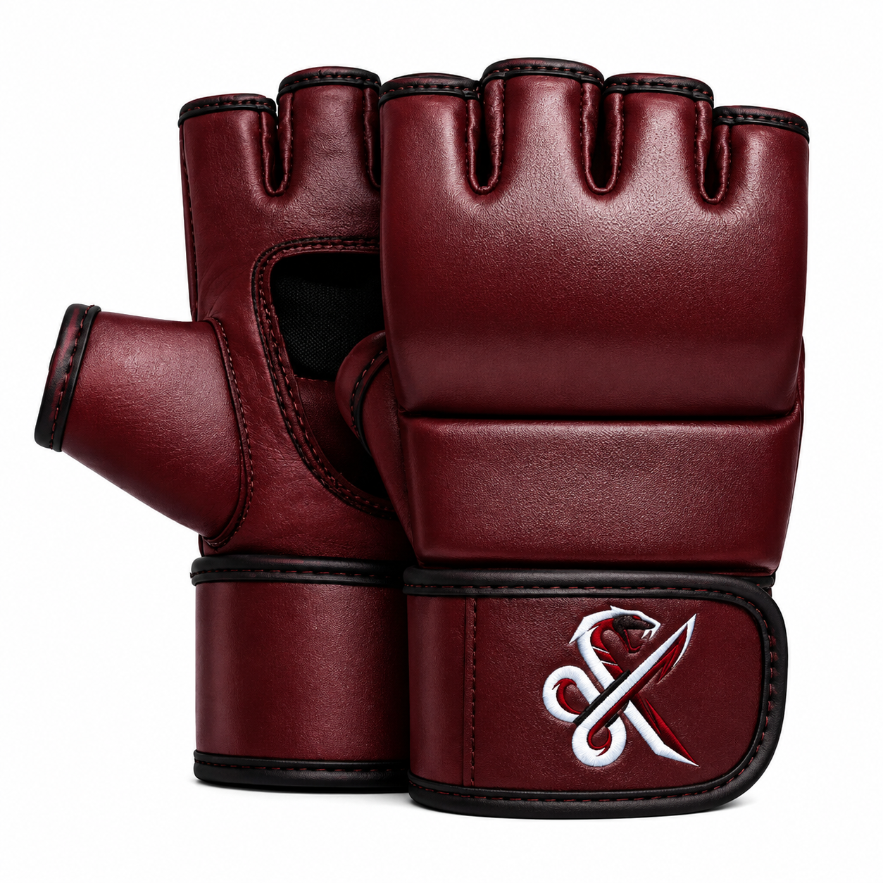 maroon gloves
